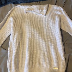 Michael Kors white turtle neck sweater